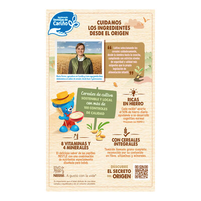Papilla Nestlé 8 cereales galleta desde 6meses 725g