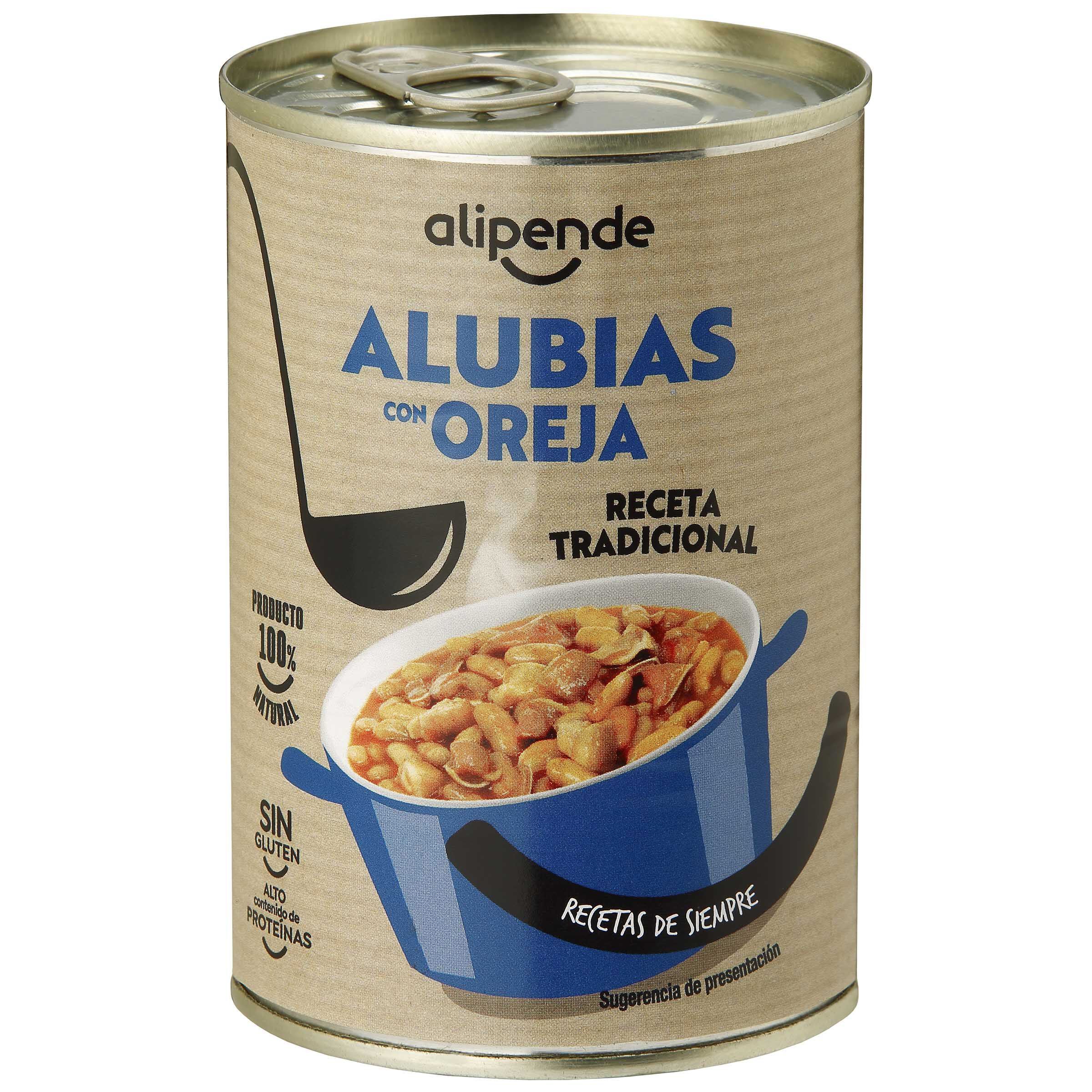Alubia sin gluten Alipende 430g con oreja