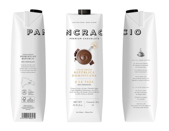 Chocolate a la taza de República Dominicana Pancracio 1l