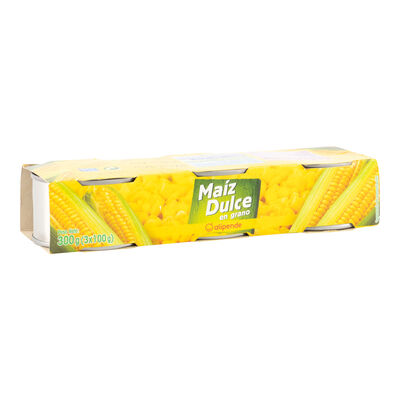 Maíz dulce Alipende pack 3 70g