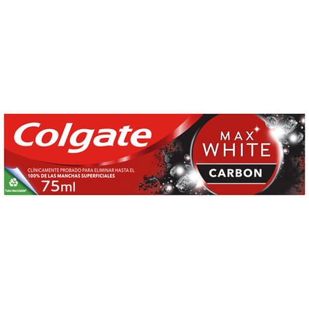 Pasta de dientes blanqueadora Colgate Max White Carbón Activado 75ml