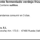 Mosto blanco espumoso Yllera 5.5 frizzante