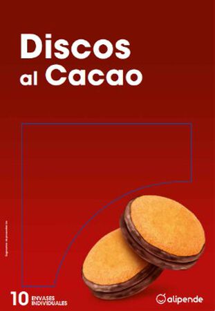 Discos Alipende 550g al cacao