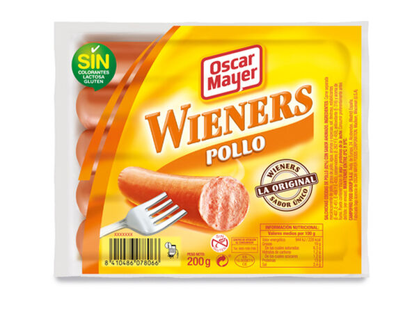 Salchichas pollo Oscar Mayer 200g pack 5 uds