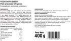 Pizza Alipende 400g cuatro quesos