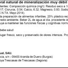 Agua mineral natural Bezoya Botella Sport 33cl