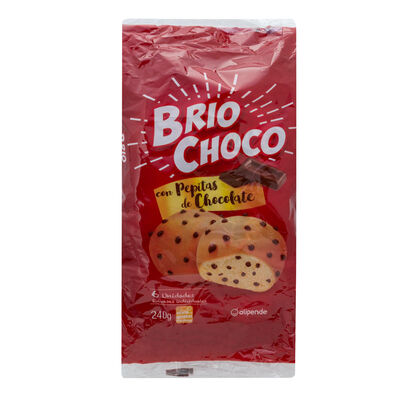 Pastelito Briochoco Alipende pepitas chocolate 240g