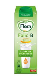 Bebida láctea Flora 1l semi folic b