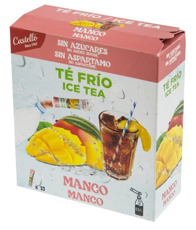 Bebida de te sin azucar Catsello Mango 45g