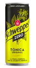 T&oacute;nica zero Schweppes lata 33cl