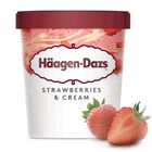 Helado en tarrina H&auml;agen-Dazs 460ml strawberry&cream