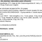 Infusión Pompadour 20u ultralax mix natural de sen con hinojo
