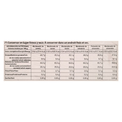 Polvorón/mantecado surtido Alacena 1kg