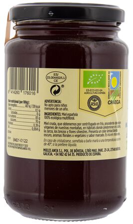 Miel de flores ecologica Pazo De Lusio 500g