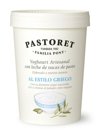 Yogur estilo griego Pastoret artesanal 500g