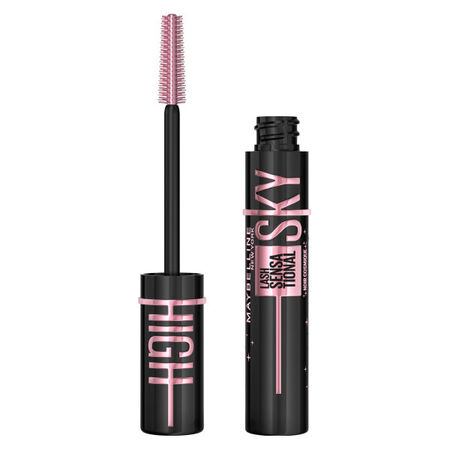 Maquillaje máscara de pestañas lash sensational sky high Maybelline black