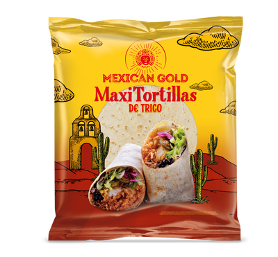 Tortilla de trigo Maxi Mexican Golf 370g