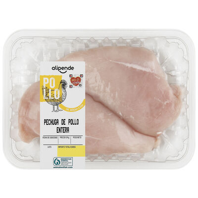 Pechuga de pollo entera Alipende 600g aproximadamente