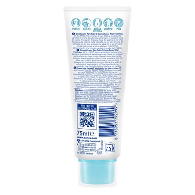 Desodorante crema corporal total freshness Sanex 75 ml