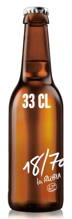 Cerveza rubia 1870 33cl