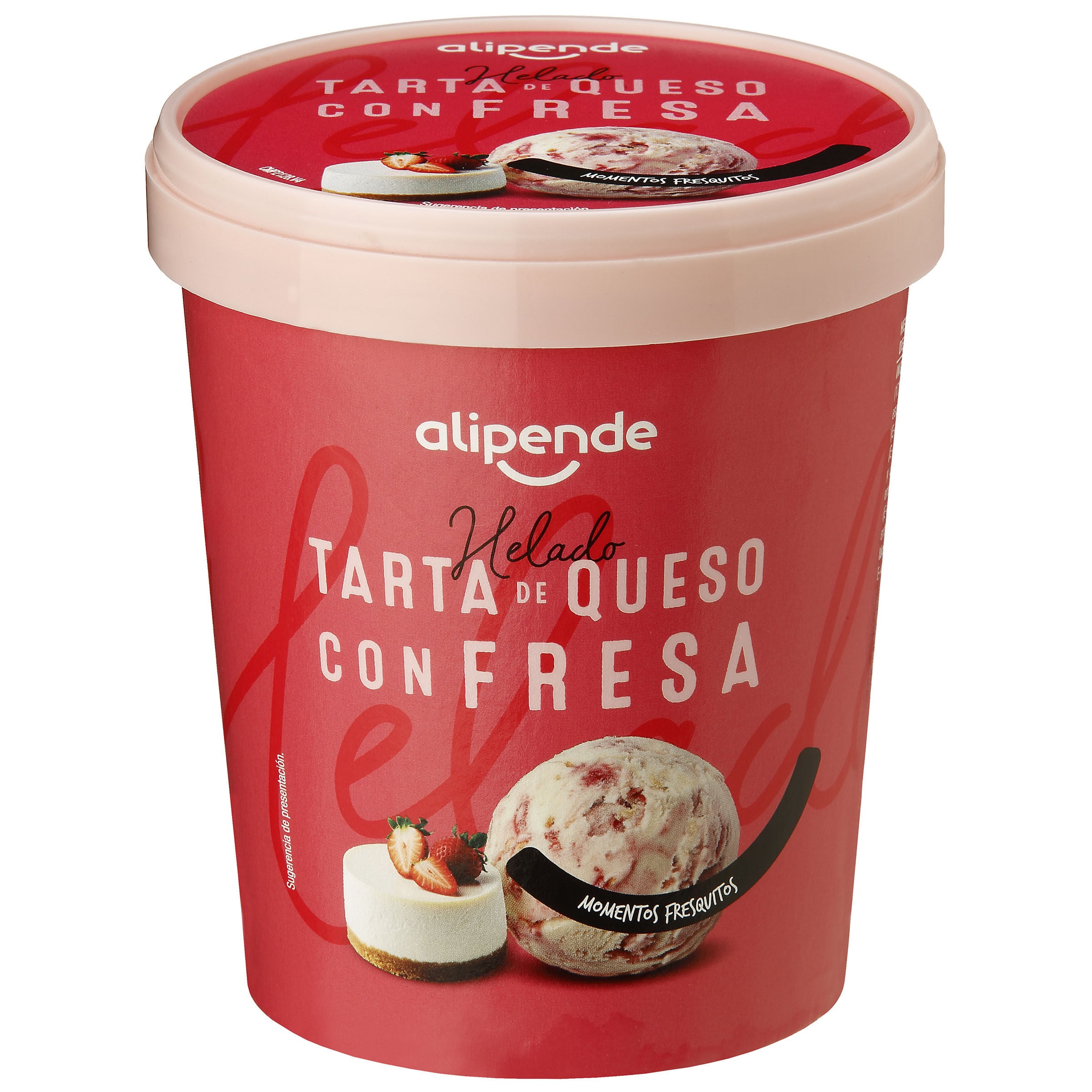 Helado Alipende 500ml Tarta Queso fresa
