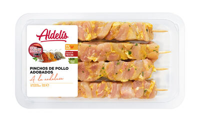 Pincho de pollo adobado a la andaluza Aldelis 310g