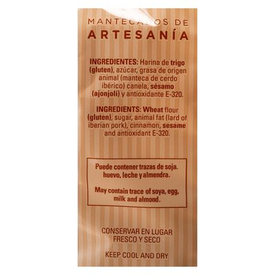 Mantecados artesan&iacute;a La Fortaleza 500g