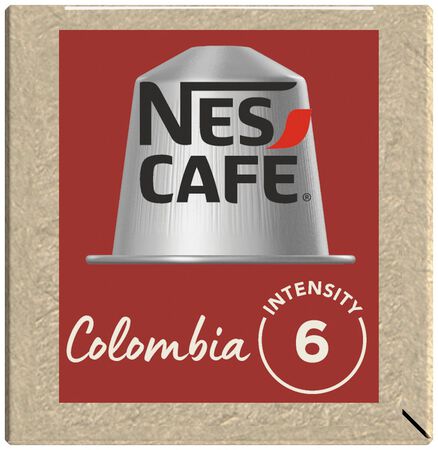 Café descafeinado origen colombia Nescafé 10 cápsulas intensidad 6