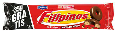 Galletas de chocolate negro Filipinos 93g+35g