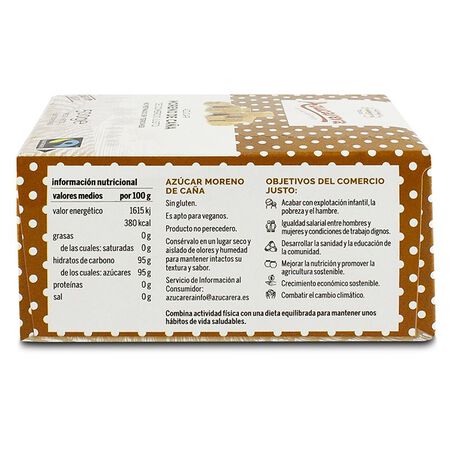Azúcar moreno Azucarera 500g en terrones