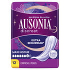 Compresa Discreet Ausonia 12 unidades Max Noche