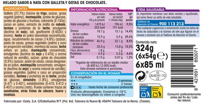 HELADO SANDWICH MINI ALIPENDE ALMENDRA-STRACCIATELLA 6U