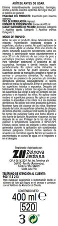 Insecticida cucarachida Lanta 400ml