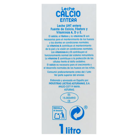 Leche Alipende calcio 1l entera