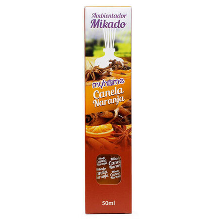 Ambientador mikado Myhome 50ml canela y naranja