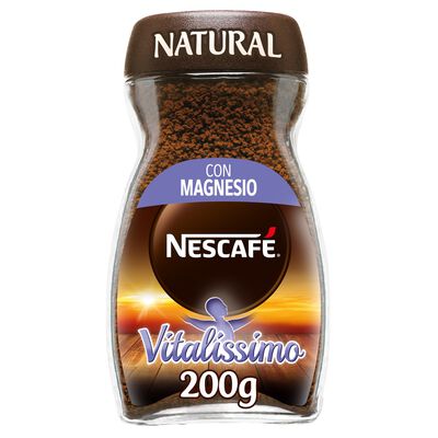 Caf&eacute; soluble natural con magnesio Nescaf&eacute; Vitalissimo 200g