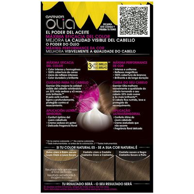 Tinte de cabello sin amoníaco Garnier Olia nº 6 rubio oscuro