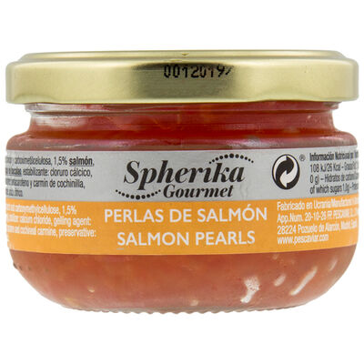 Perlas de salm&oacute;n Spherika 100g