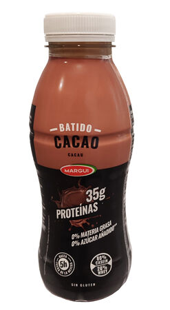 Bebida l&aacute;ctea cacao prote&iacute;nas Margui 350g