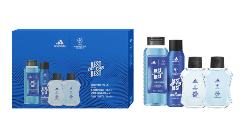 Estuche de Colonia 100ml + desodorante 150ml + gel 250ml + after shave 100ml Adidas