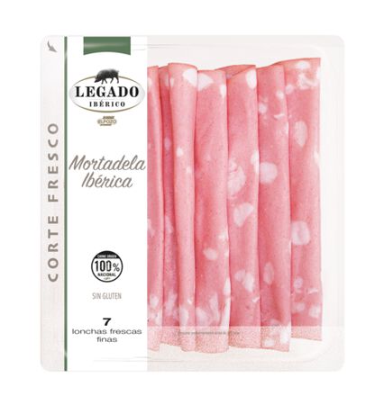 Mortadela ibérica en lonchas finas Legado Ibérico 150g