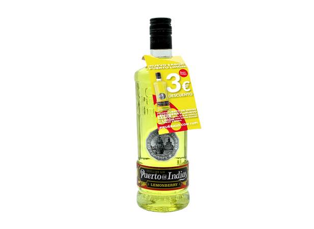Ginebra Puerto de Indias 70cl lemonberry + regalo