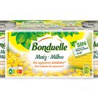 Maiz dulce en grano sin azucar a&ntilde;adido Bonduelle pack 3