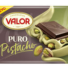Chocolate negro puro relleno con pistacho Valor 150g
