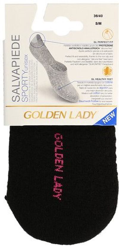Salvapies deportivo Golden Lady Talla M Negro