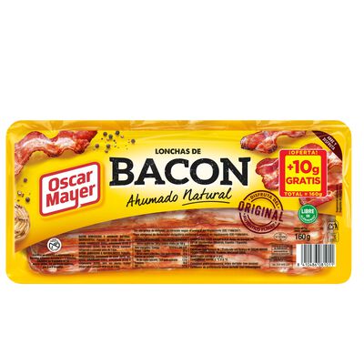 Bacon ahumado en lonchas Oscar Mayer 150g