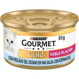 Comida húmeda pescado para gatos Gold Gourmet 85g