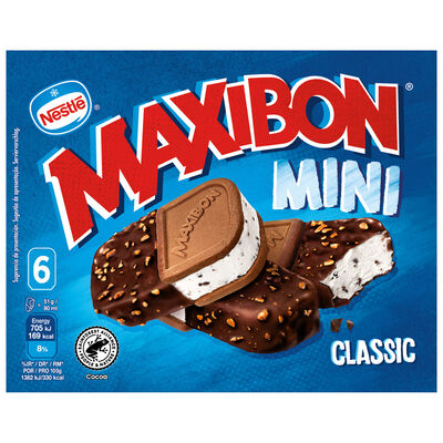 Helado maxibon Nestle mini nata 6 uds