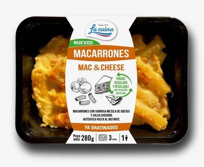 Macarrones con queso gratinados La Cuina 280G