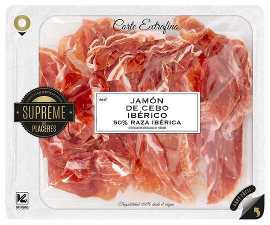 Jamón de cebo ibérico 50% Supreme De Placeres 80g